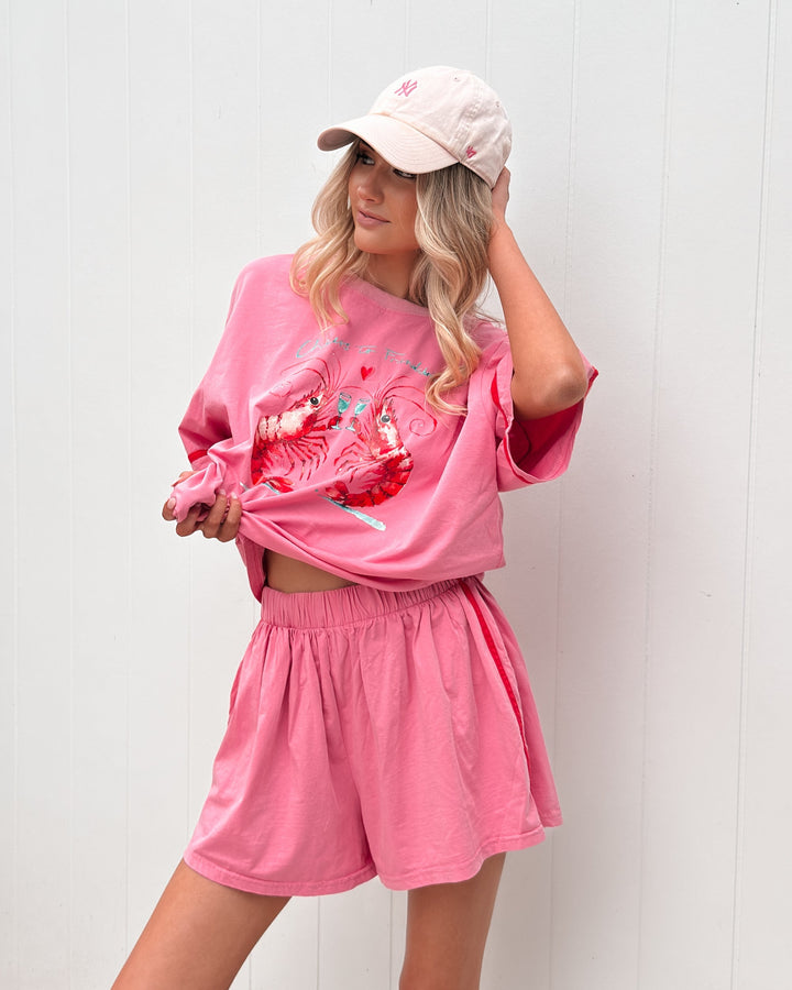 Roswell Shorts - Pink Stripe