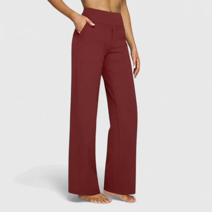MORGAN – RELAXED FLOW WIDE-LEG PANTS
