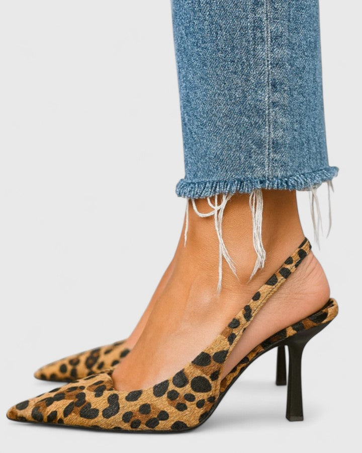 NAOMI – WILD CHIC SLINGBACK HEELS