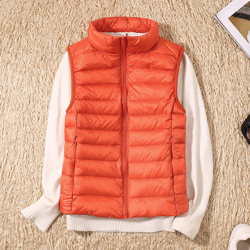 LAUREN – LIGHTWEIGHT QUILTED PUFFER VEST