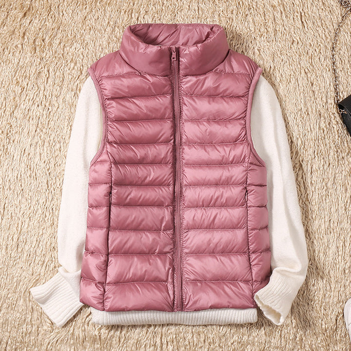 LAUREN – LIGHTWEIGHT QUILTED PUFFER VEST