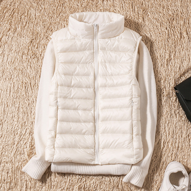 LAUREN – LIGHTWEIGHT QUILTED PUFFER VEST