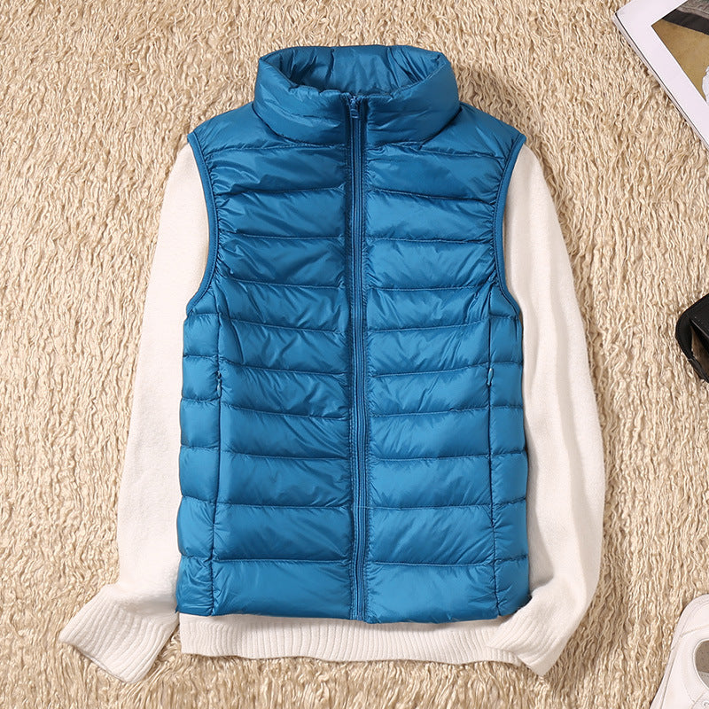 LAUREN – LIGHTWEIGHT QUILTED PUFFER VEST