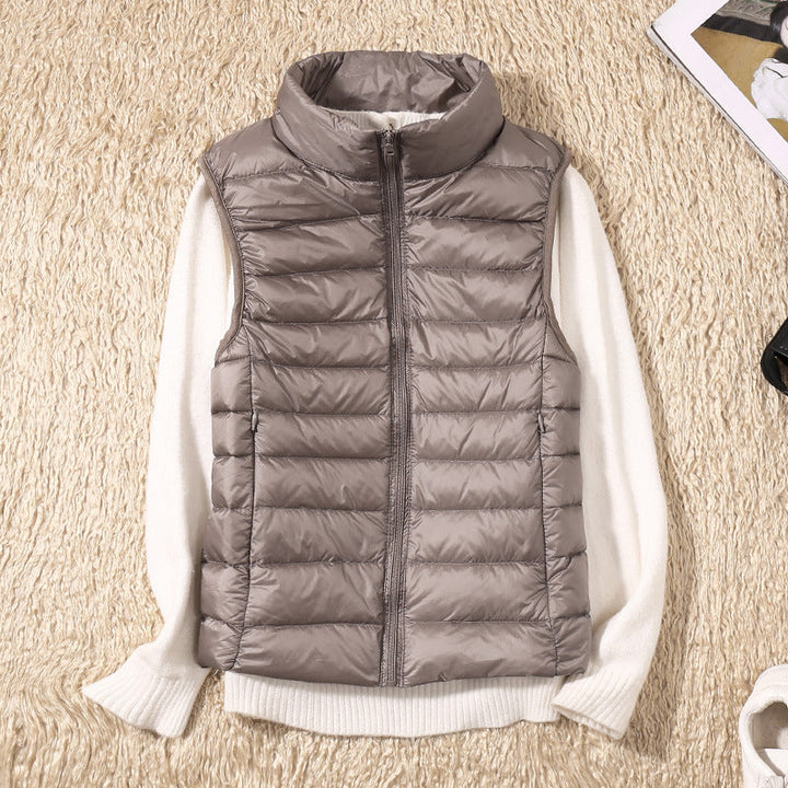 LAUREN – LIGHTWEIGHT QUILTED PUFFER VEST