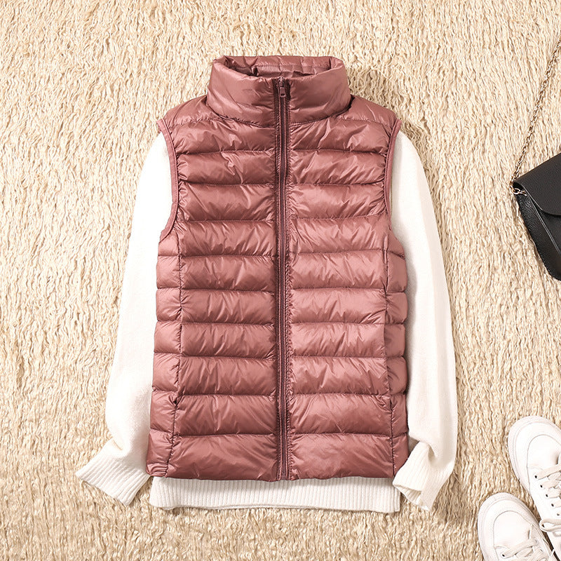LAUREN – LIGHTWEIGHT QUILTED PUFFER VEST
