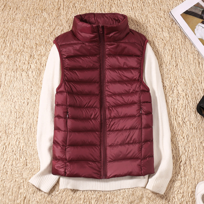 LAUREN – LIGHTWEIGHT QUILTED PUFFER VEST