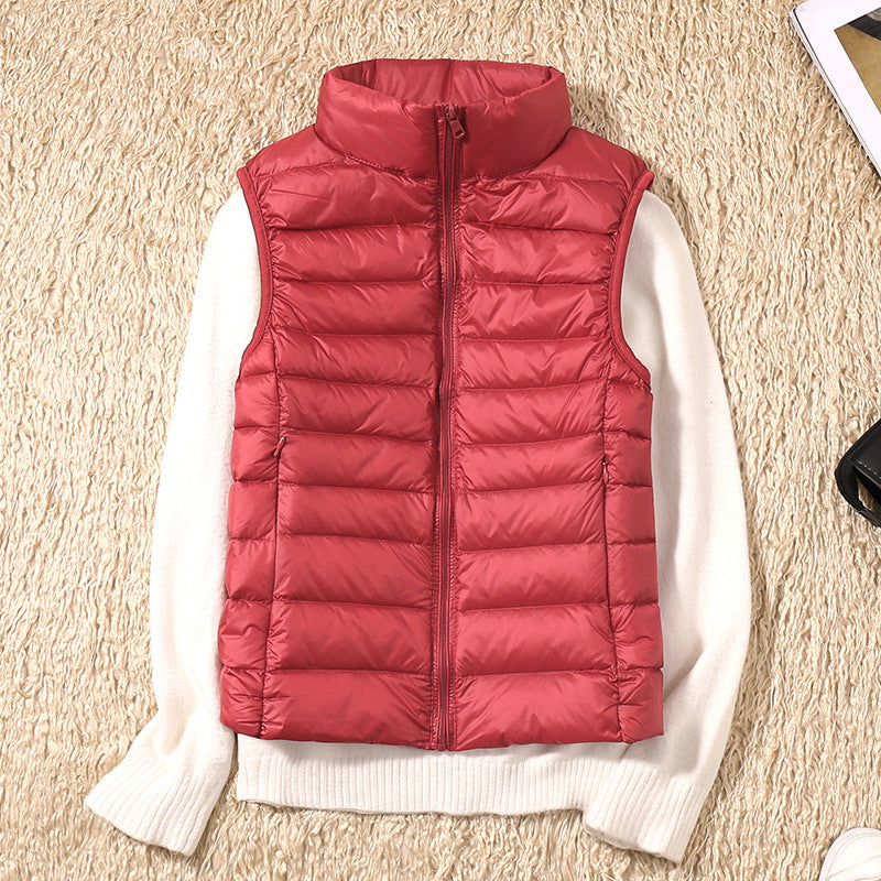 LAUREN – LIGHTWEIGHT QUILTED PUFFER VEST
