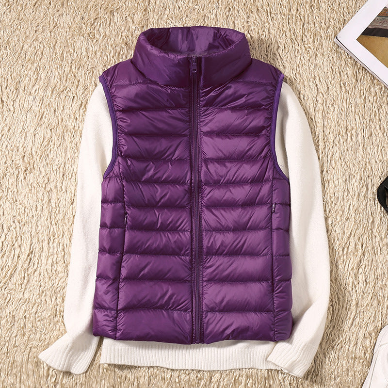 LAUREN – LIGHTWEIGHT QUILTED PUFFER VEST