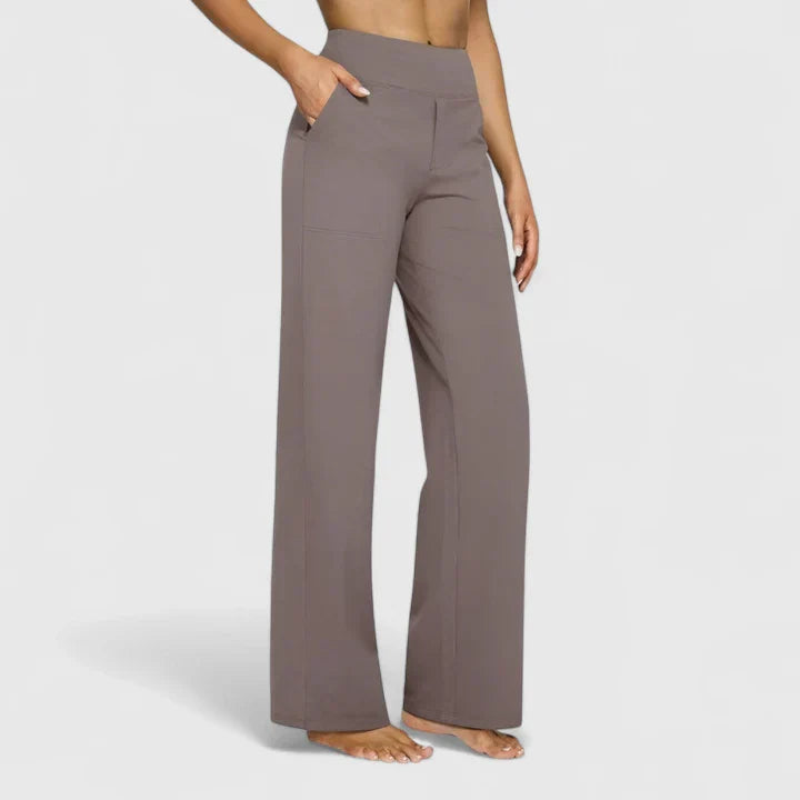 MORGAN – RELAXED FLOW WIDE-LEG PANTS