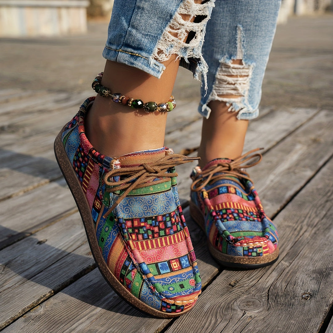ARIA – VIBRANT PATCHWORK LOAFERS