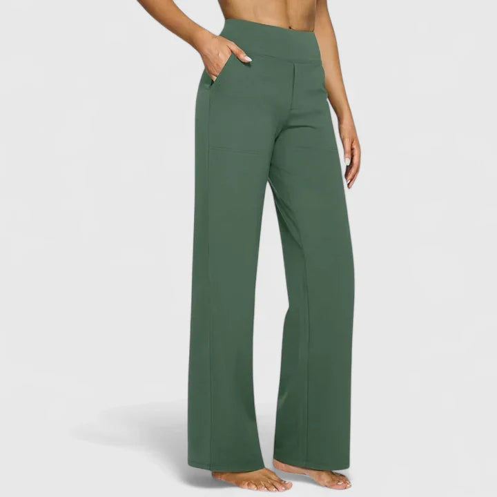 MORGAN – RELAXED FLOW WIDE-LEG PANTS