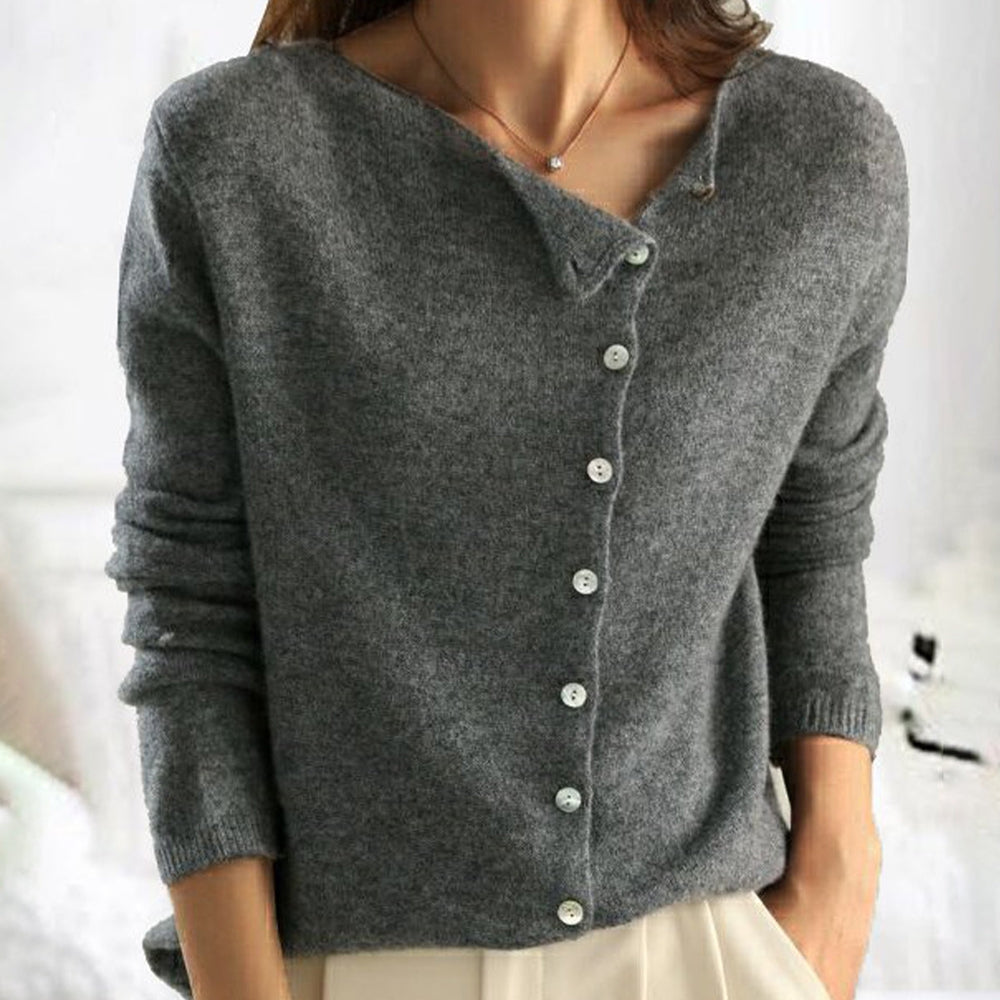 Velice® - Button Sweater - Women's Soft Knit Cardigan, Stylish and Versatile Layer