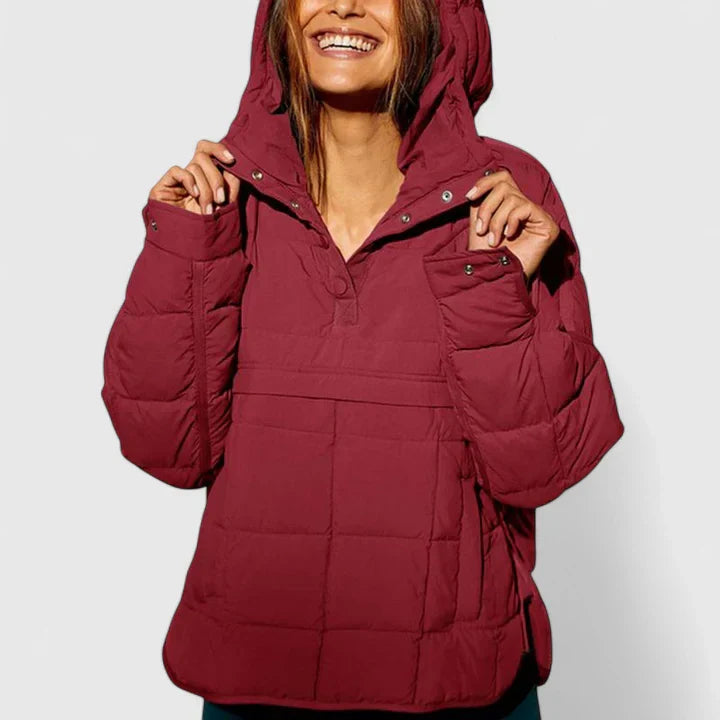RACHEL – COZY QUILT PULLOVER JACKET