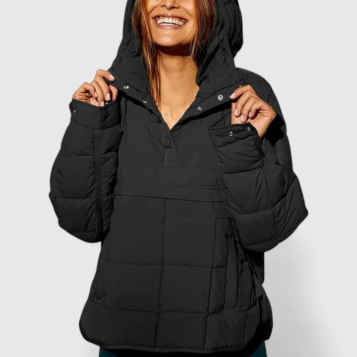 RACHEL – COZY QUILT PULLOVER JACKET