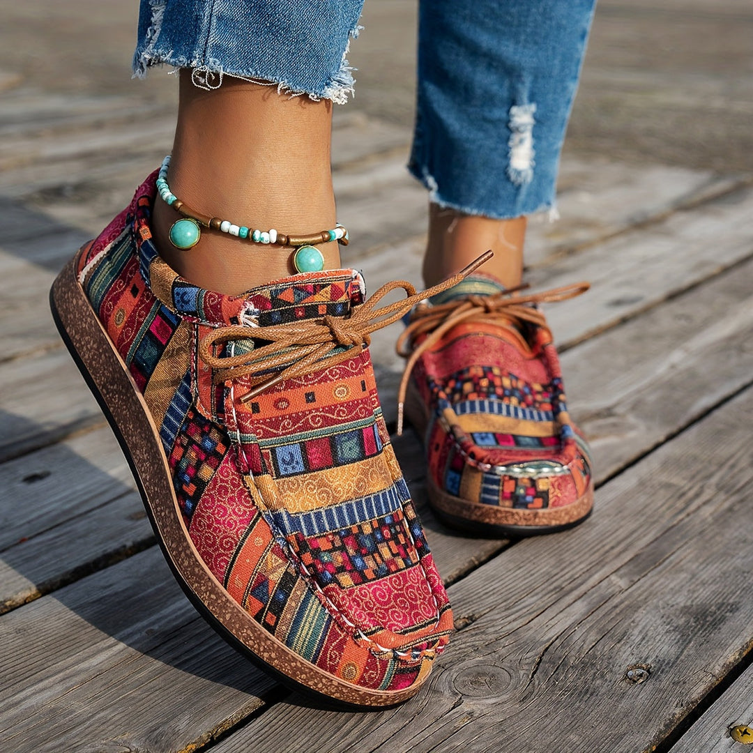 ARIA – VIBRANT PATCHWORK LOAFERS