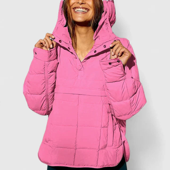 RACHEL – COZY QUILT PULLOVER JACKET
