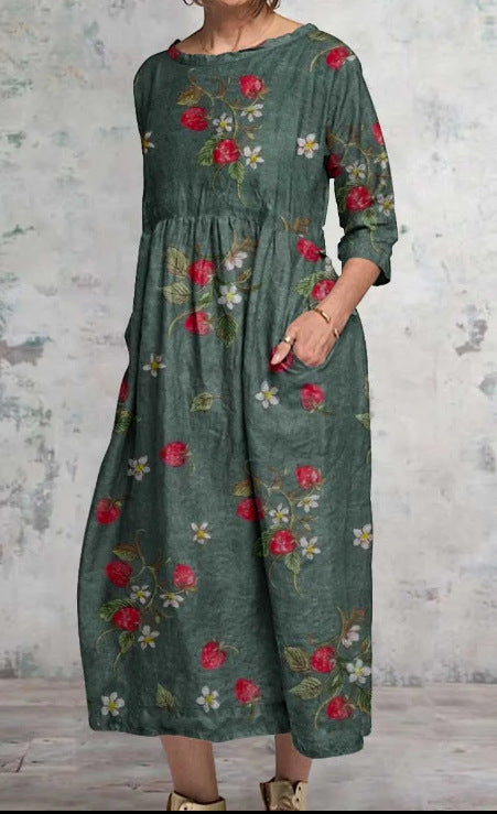 CAMILLE – BLOOMING BREEZE MIDI DRESS
