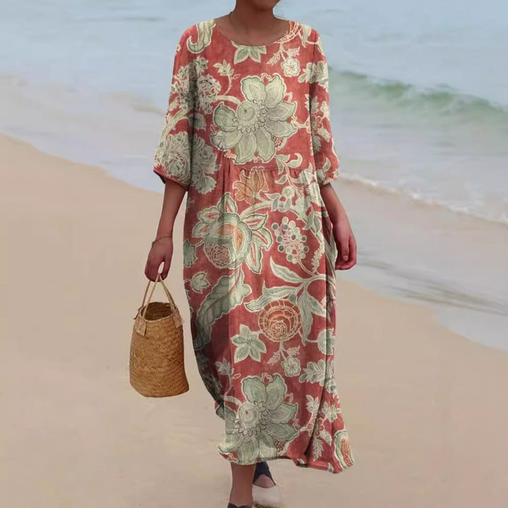 CAMILLE – BLOOMING BREEZE MIDI DRESS