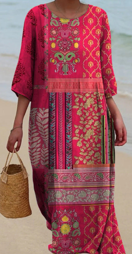 CAMILLE – BLOOMING BREEZE MIDI DRESS