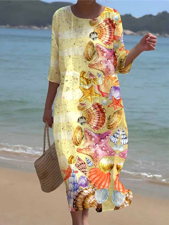 CAMILLE – BLOOMING BREEZE MIDI DRESS