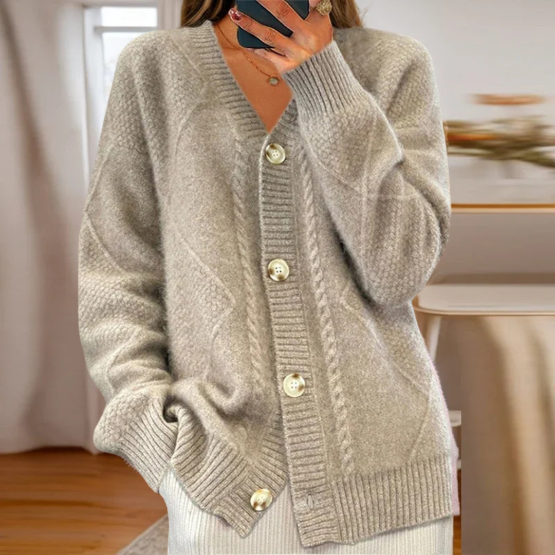 MELANIE – COZY GRACE BUTTON CARDIGAN