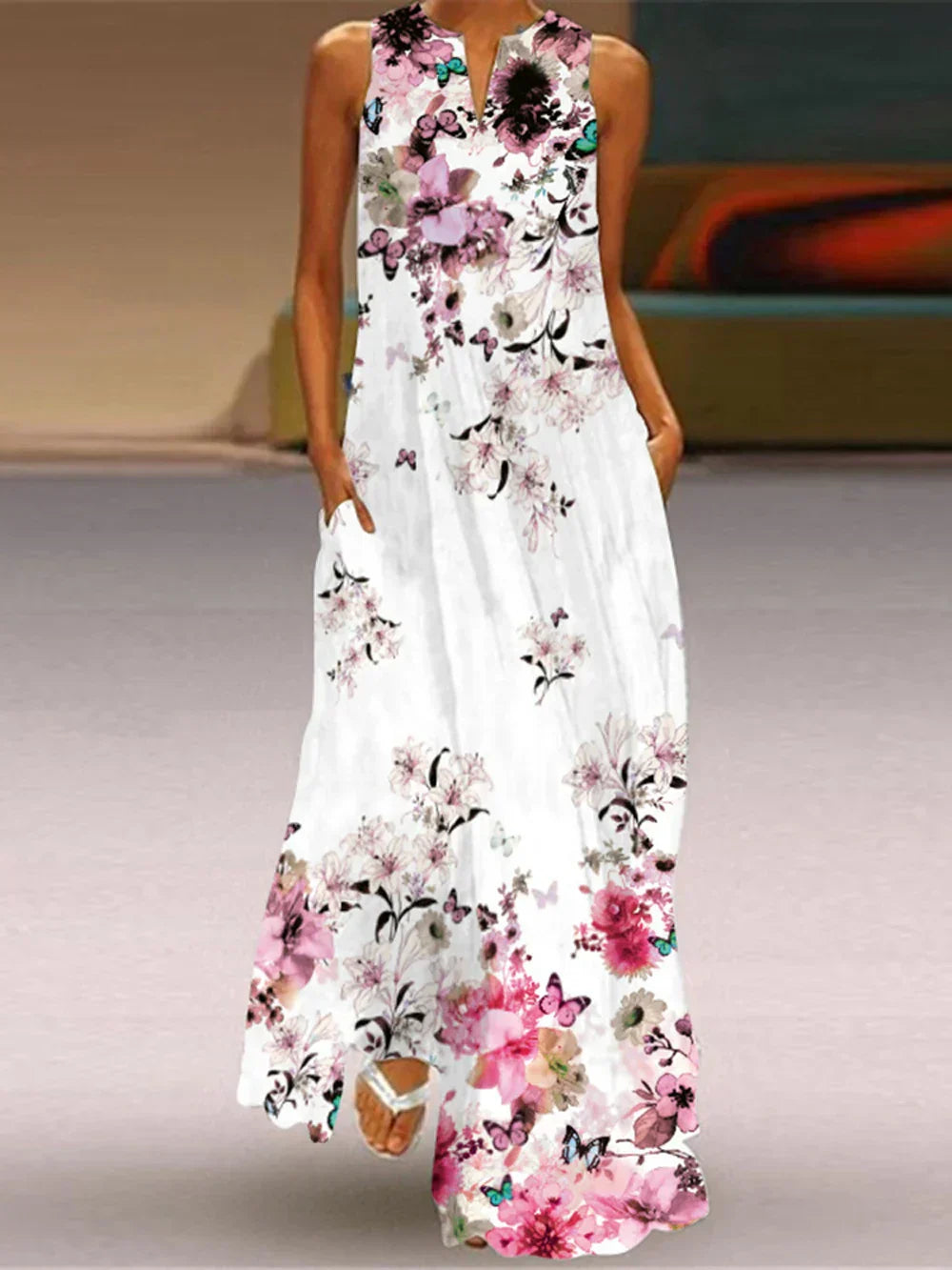 ZOEY – BUTTERFLY BLOOM A-LINE DRESS