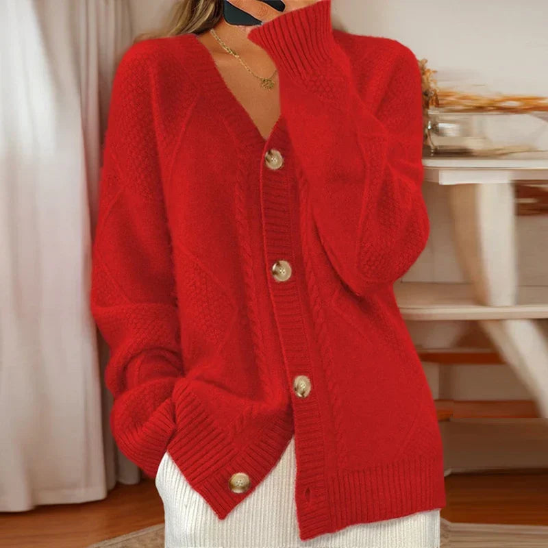 MELANIE – COZY GRACE BUTTON CARDIGAN