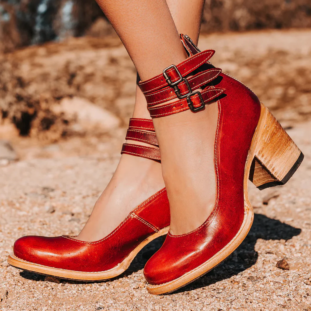 NATALIE – URBAN EDGE BUCKLE HEELS