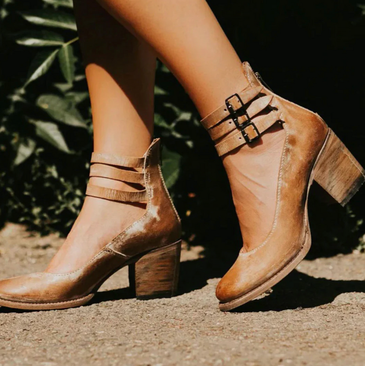 NATALIE – URBAN EDGE BUCKLE HEELS