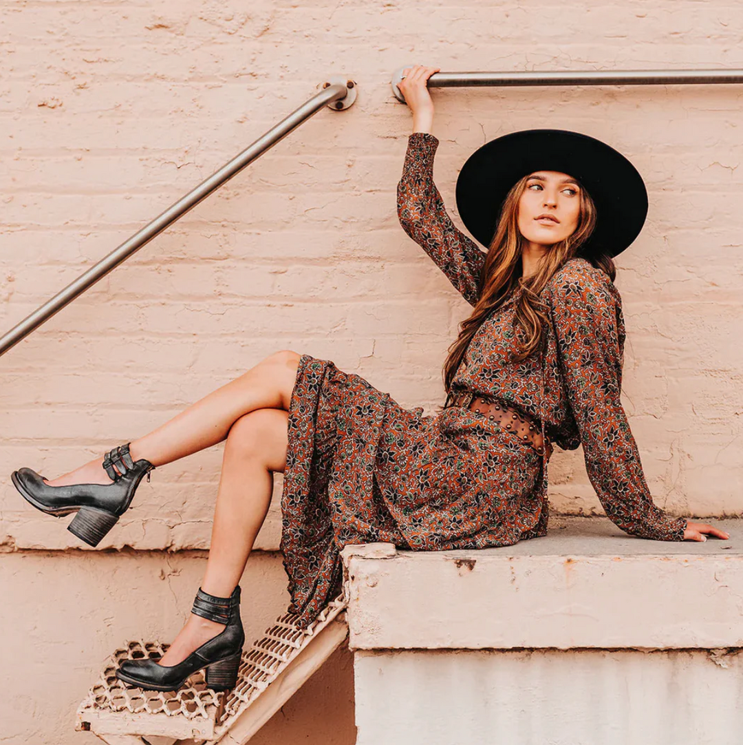Grace - Vintage Elegance Leather Heels (1+1 Free TODAY)