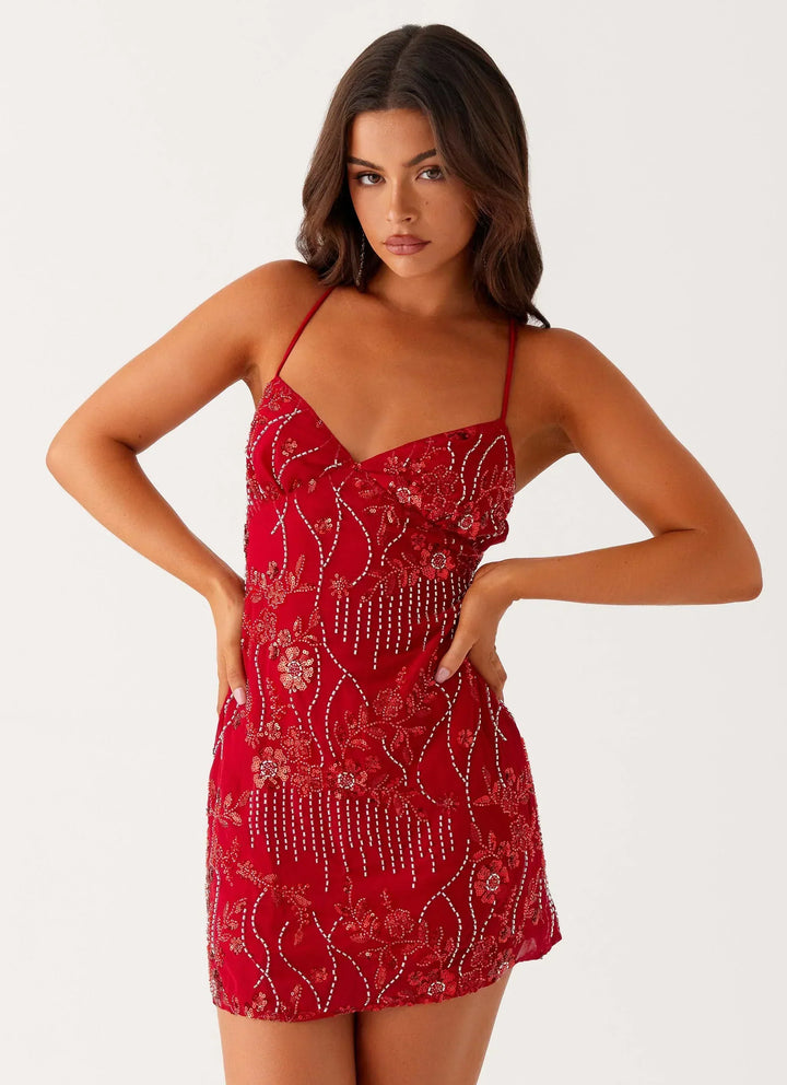 ISABELLA – GLAM SEQUIN MINI DRESS