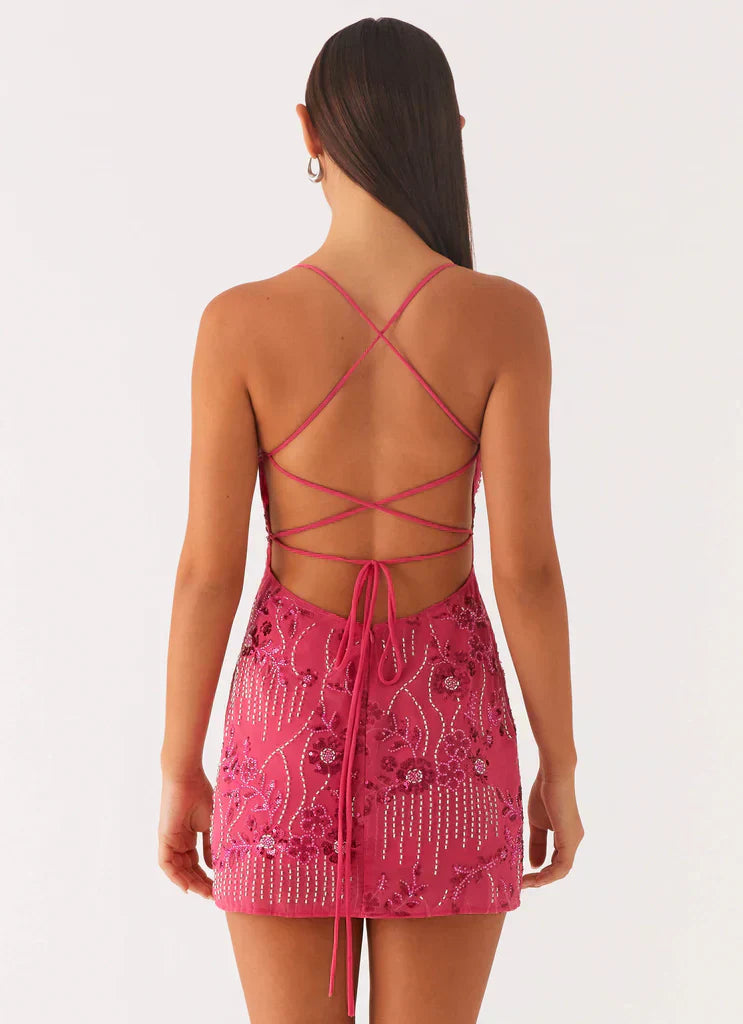 ISABELLA – GLAM SEQUIN MINI DRESS