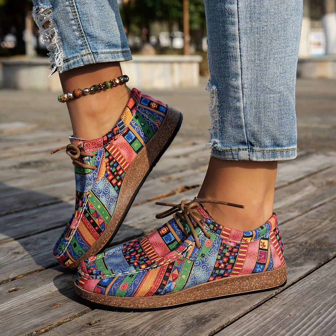 ARIA – VIBRANT PATCHWORK LOAFERS