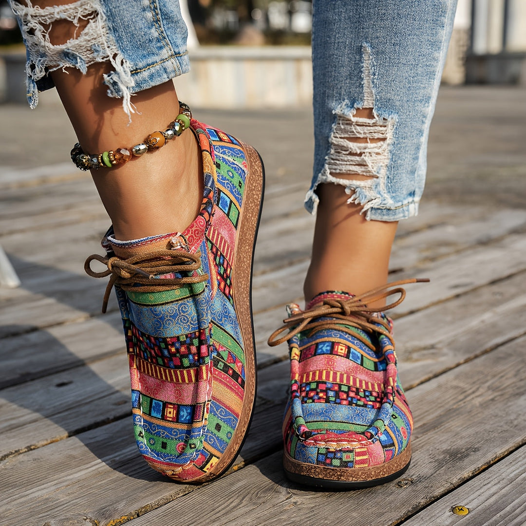 ARIA – VIBRANT PATCHWORK LOAFERS
