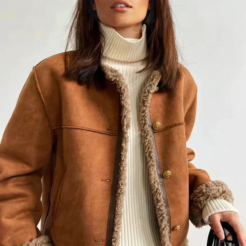 EMMA – COZY FAUX SHEARLING JACKET