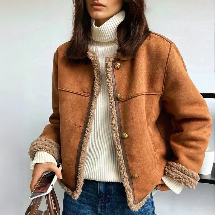 EMMA – COZY FAUX SHEARLING JACKET