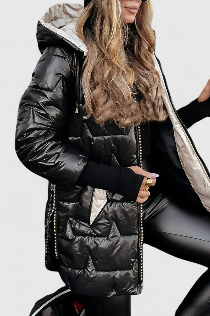AUBREY – LUXE WARMTH HOODED PUFFER COAT