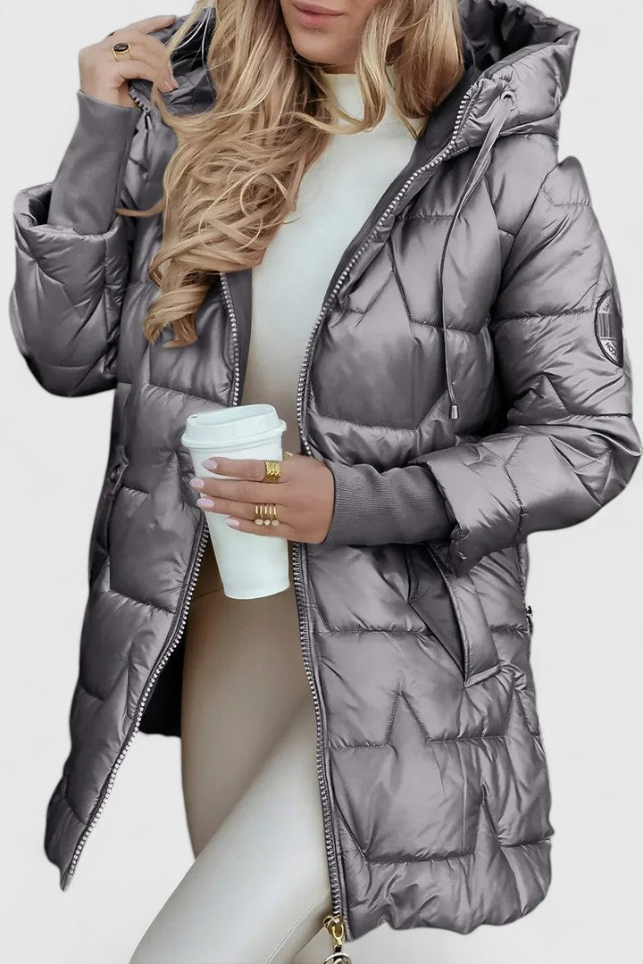 AUBREY – LUXE WARMTH HOODED PUFFER COAT