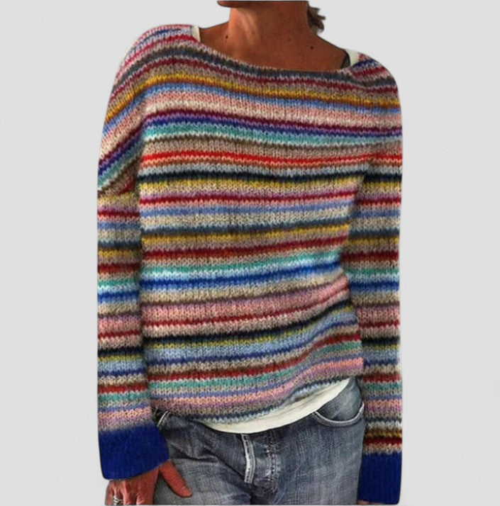 Sienna | Women Patterned Knitted Sweater Relaxed Fit & Warm