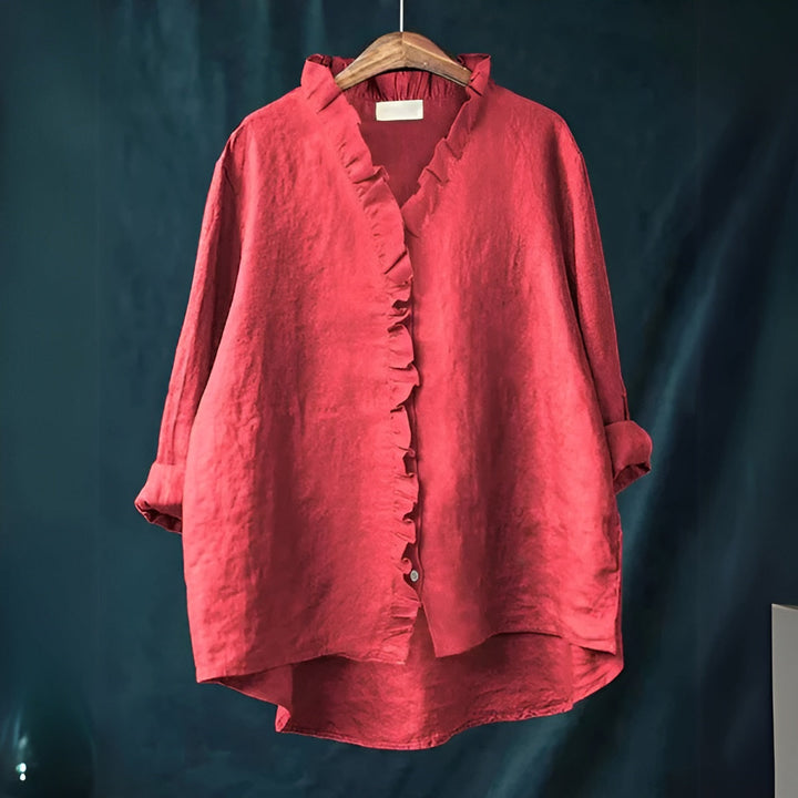 CLARA – ROMANTIC RUFFLE BLOUSE