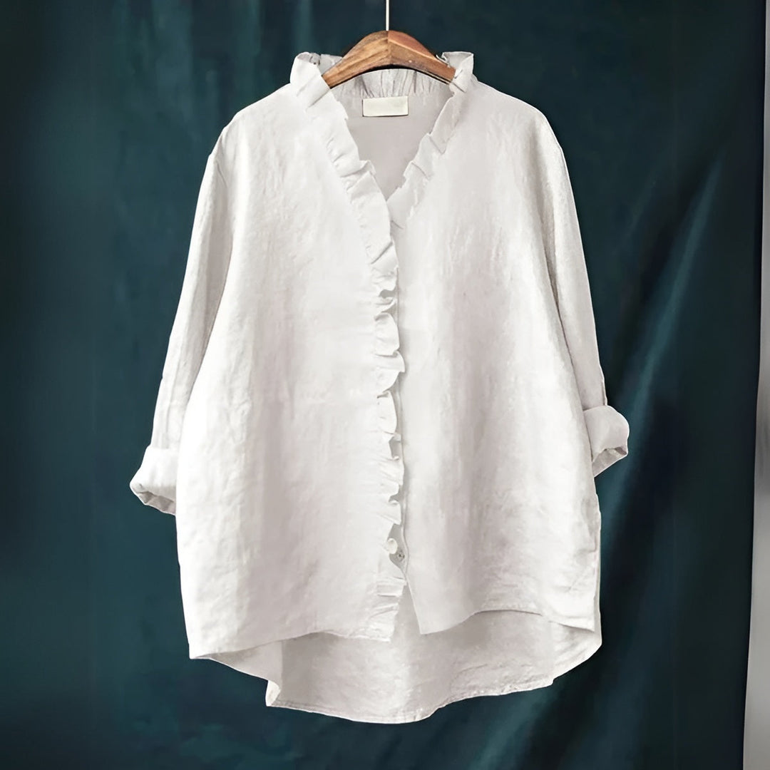 CLARA – ROMANTIC RUFFLE BLOUSE