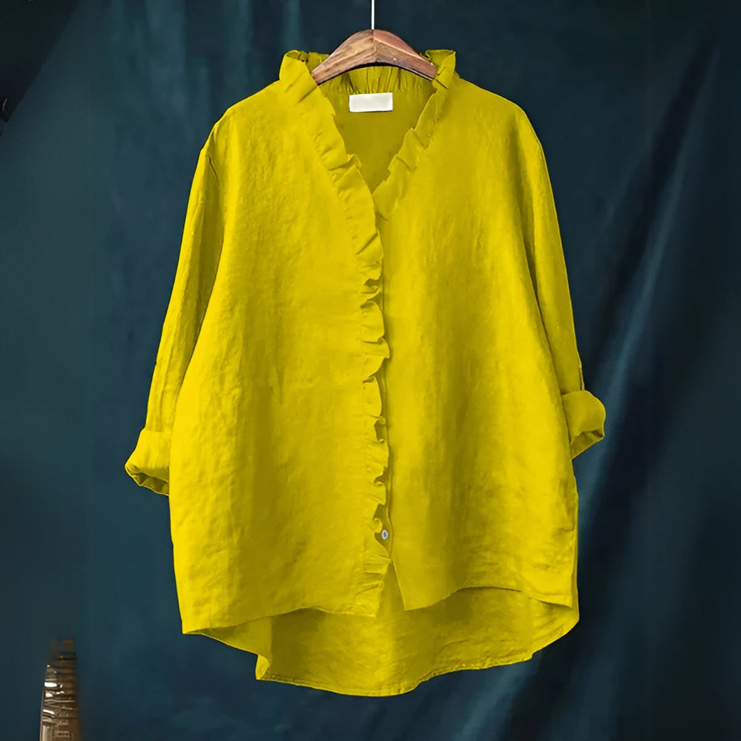 CLARA – ROMANTIC RUFFLE BLOUSE