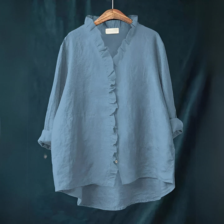 CLARA – ROMANTIC RUFFLE BLOUSE
