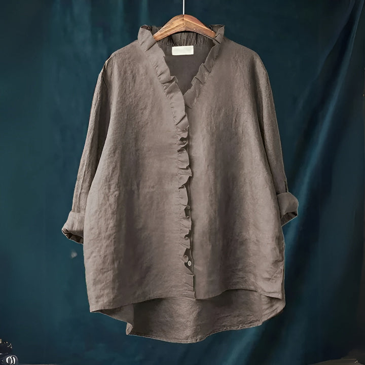 CLARA – ROMANTIC RUFFLE BLOUSE