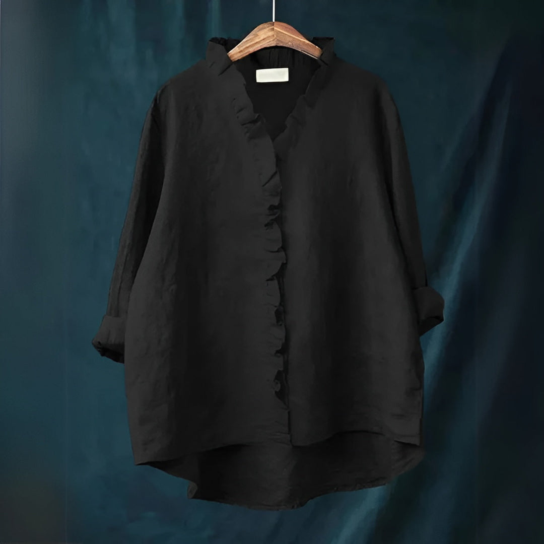 CLARA – ROMANTIC RUFFLE BLOUSE