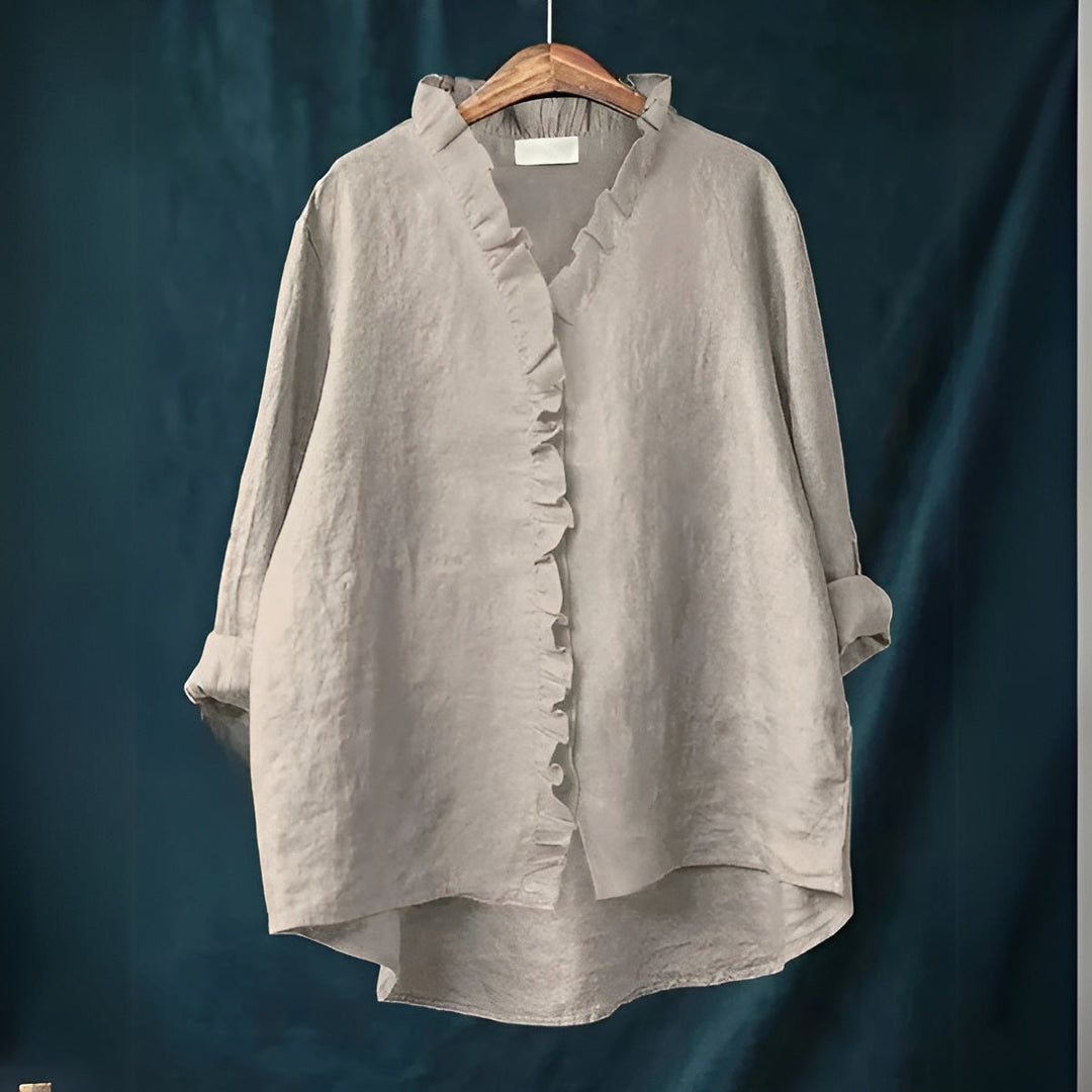 CLARA – ROMANTIC RUFFLE BLOUSE